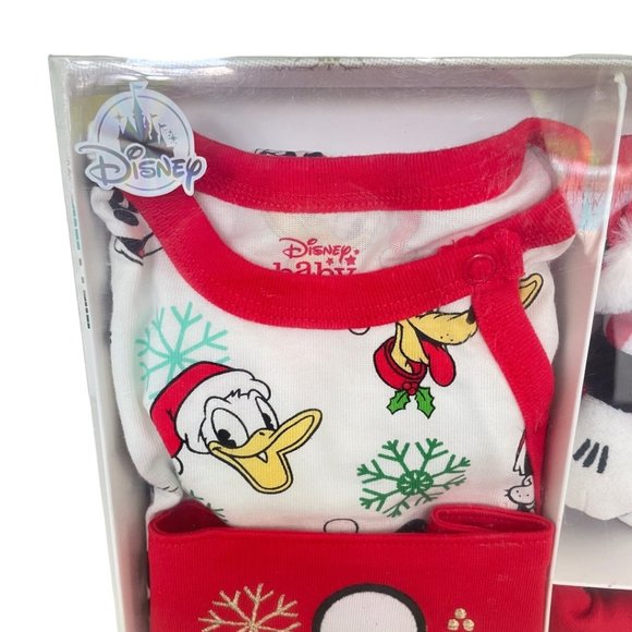 Disney Store Mickey Mouse and Friends My First Christmas Baby Gift Set 9-12M - Picture 3 of 11